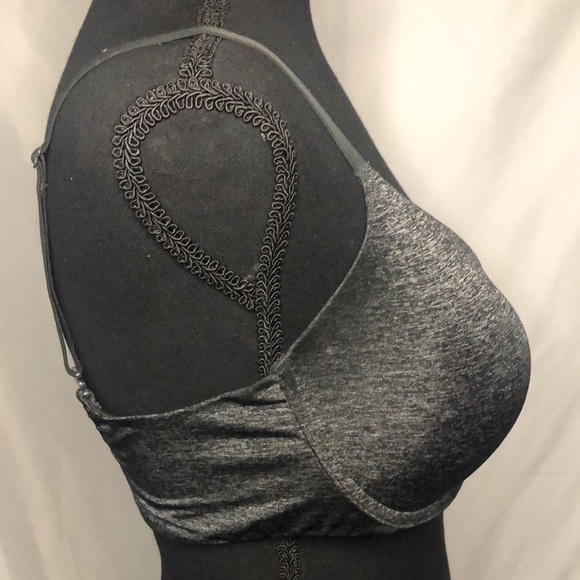 VICTORIA’S SECRET black and gray uplift bra. Size 34 DD. - Picture 7 of 9